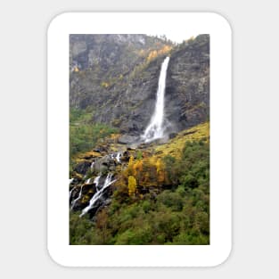 Flamsdalen Valley Flam Norway Scandinavia Sticker